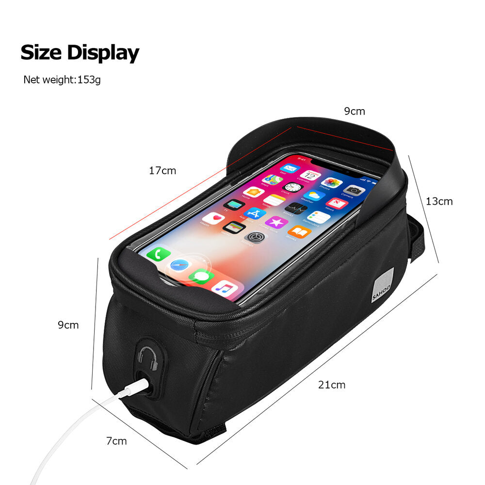Sahoo Smartphone Top Tube Phone Frame Bag