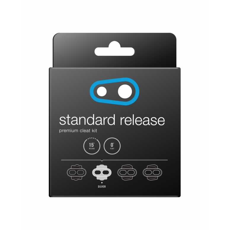 Crankbrothers Standard Cleats - Silver / 0° Float