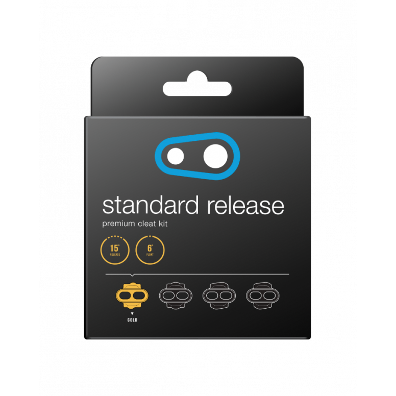 Crankbrothers Standard Cleats - Gold / 6° Float