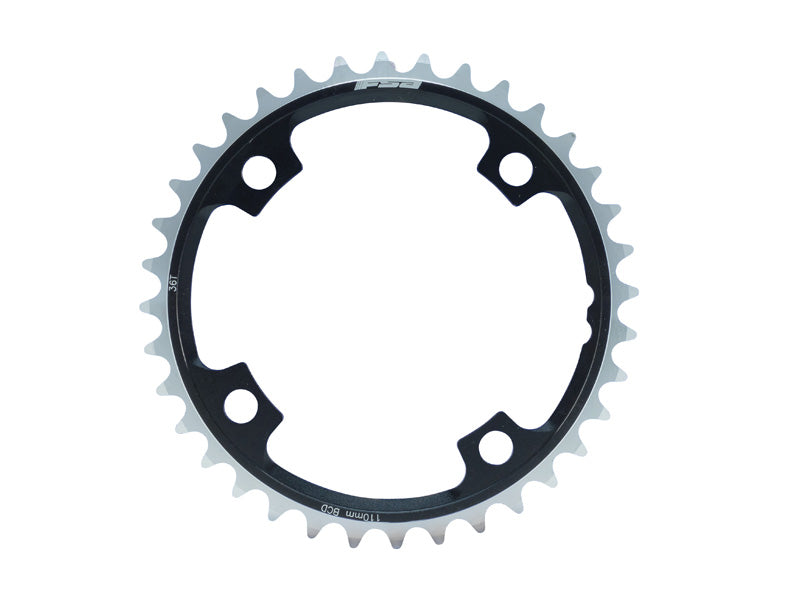 FSA Gossamer ABS Road 110BCD 2x11 Chainring (2x11, 110x34T, Black, 4h)