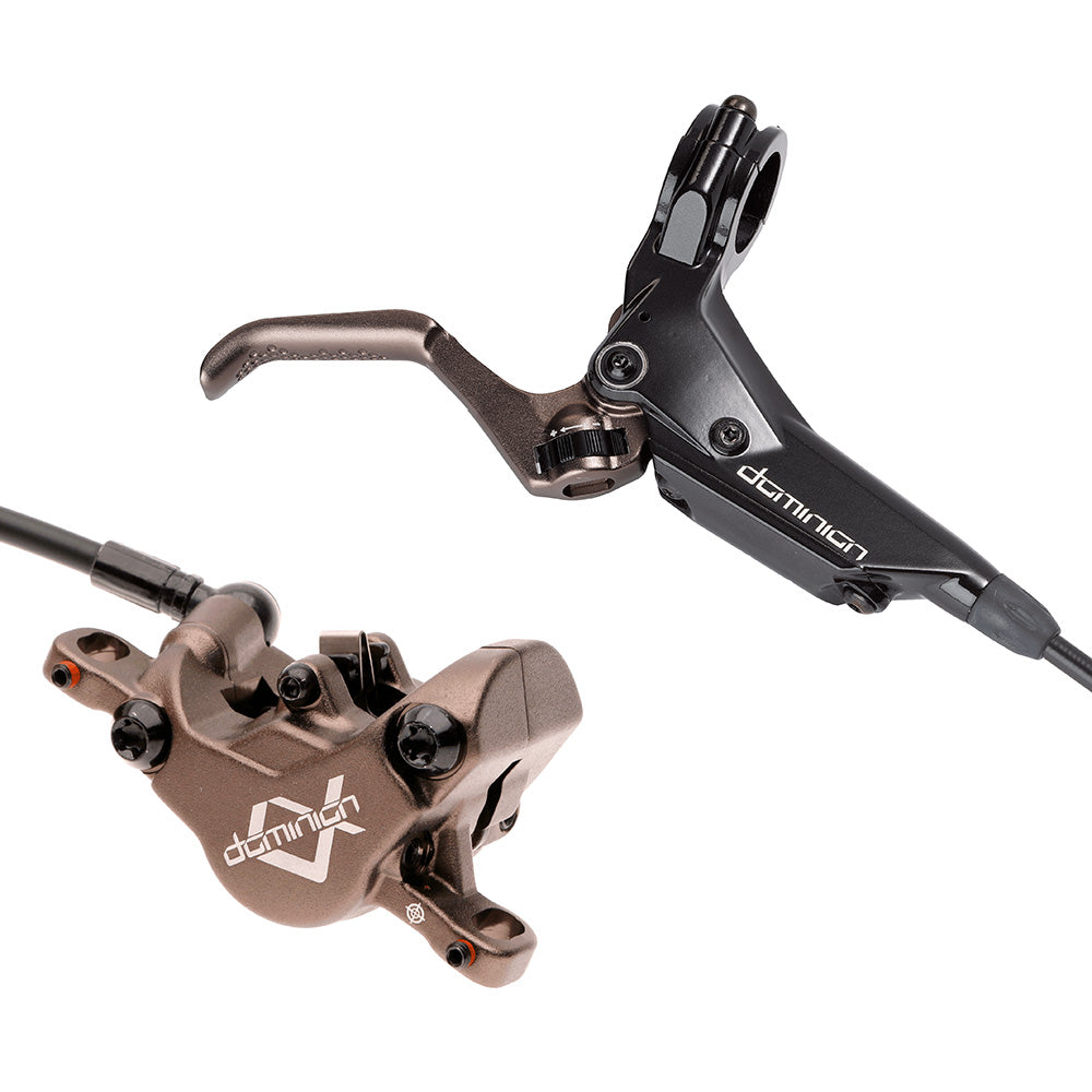 Hayes Dominion A2 Brake Kit, Short Reach Lever, 180cm Hose - Black/Bronze