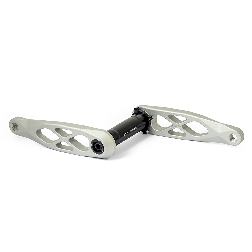 5DEV R-Spec Crankset 30mm Boost - Raw Silver / 135mm