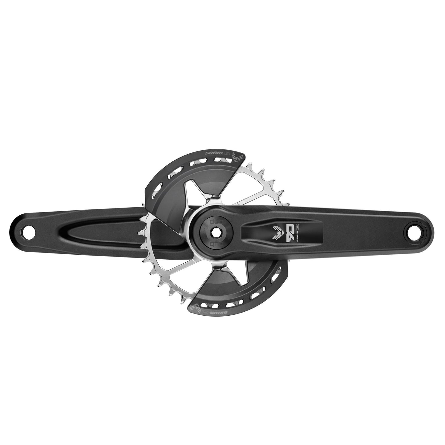 SRAM Crankset Eagle 90 Q174 CL55 DUB MTB Wide Black 2-guards 32t Steel T-Type