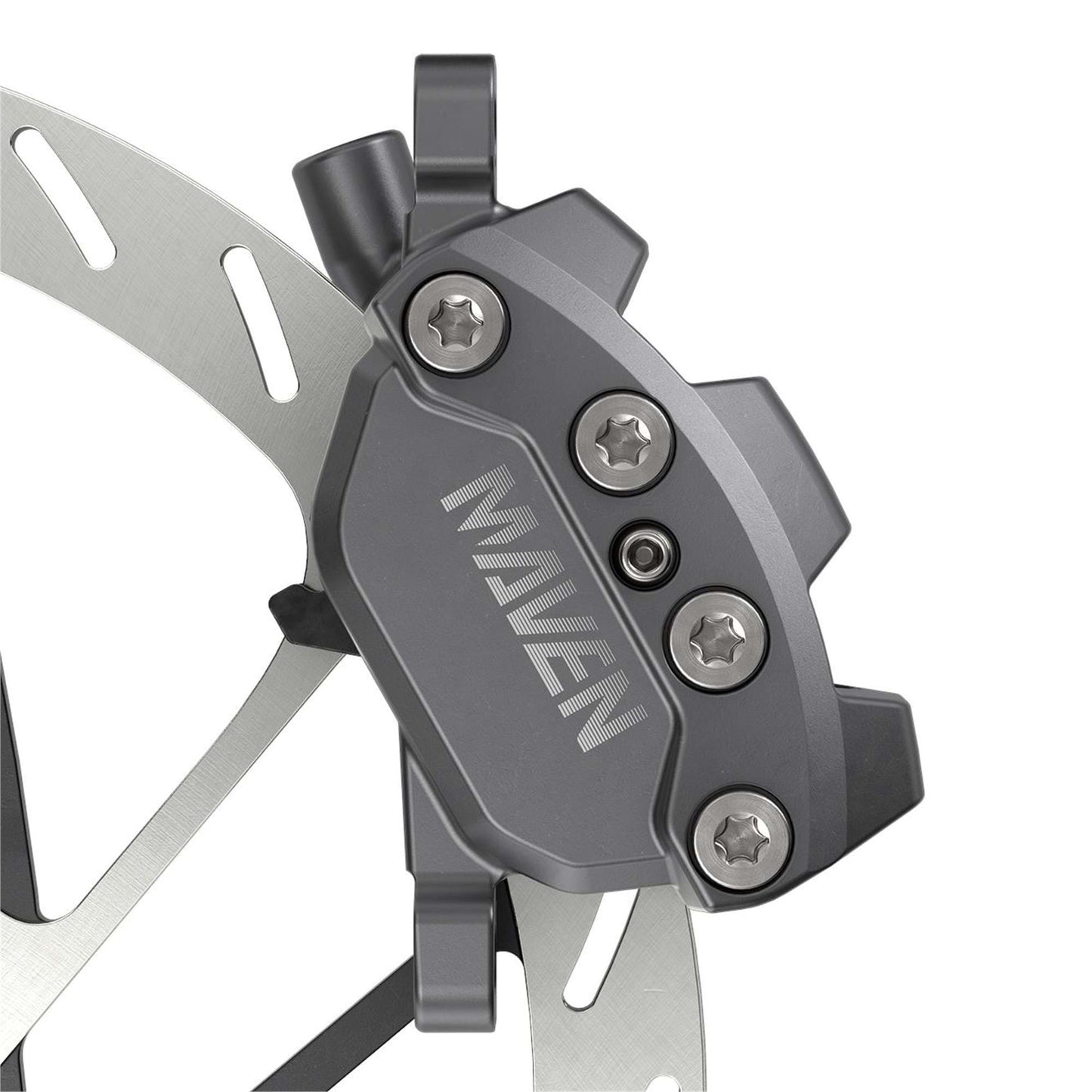 SRAM DISC BRAKE MAVEN BRONZE STEALTH - ALUMINUM LEVER, STAINLESS HARDWARE, REACH ADJ, BLAST DARK POLAR (INCLUDES MMX CLAMP, BRACKET) (ROTOR SOLD SEPARATELY)A1