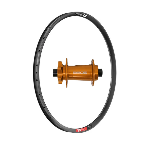(Slam69built) DT Swiss FR 541 29" / Hope Pro 5 Boost / Front Wheel (Black/Orange)