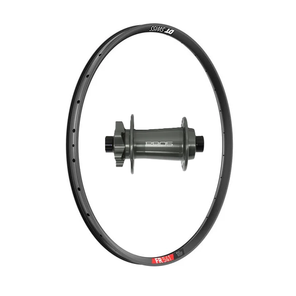 (Slam69built) DT Swiss FR 541 27.5" / Hope Pro 5 Boost / Front Wheel (Black/Smoke)