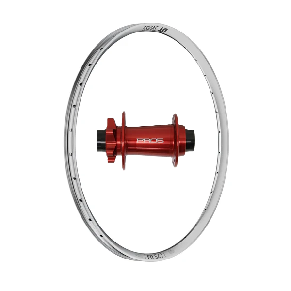 (Slam69built) DT Swiss FR 541 29" / Hope Pro 5 Boost / Front Wheel (Silver/Red)