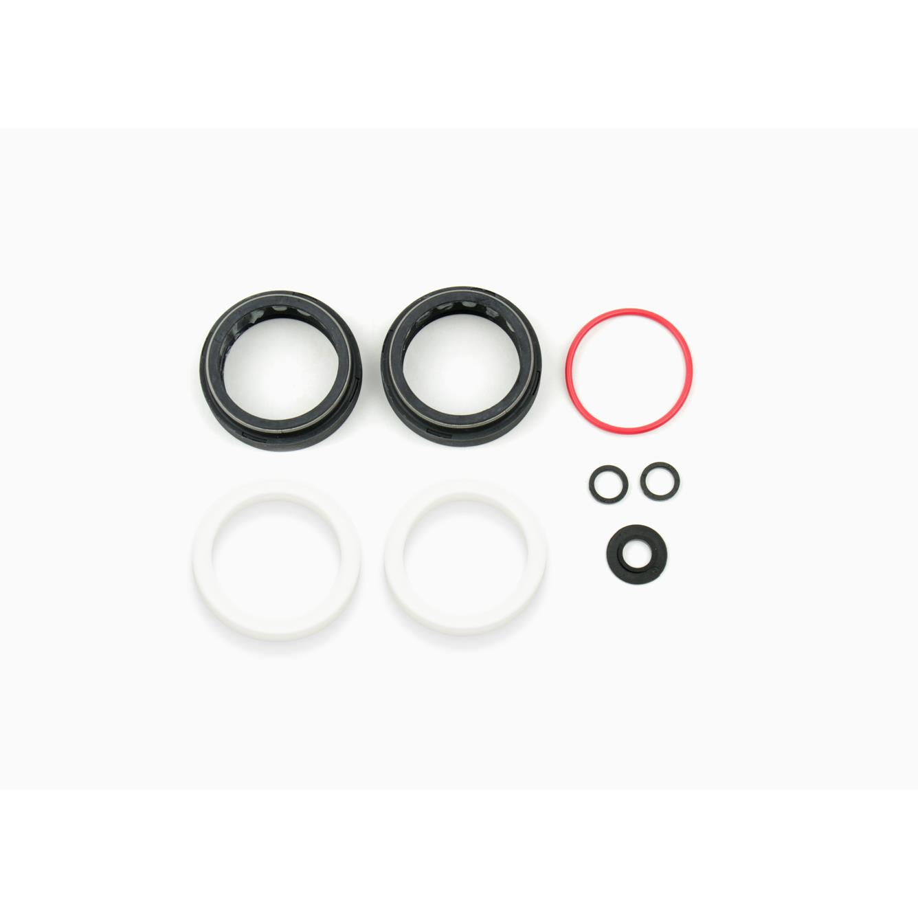 RockShox Fork Dust Wiper Upgrade Kit - 38mm Black Flangeless Ultra-Low Friction Skf Seals (Includes Dust Wipers, 6mm Foam Rings) - Zeb A1+ (2021+)/Domain B1+ (2022+)/BoXXer D1+(2024+)