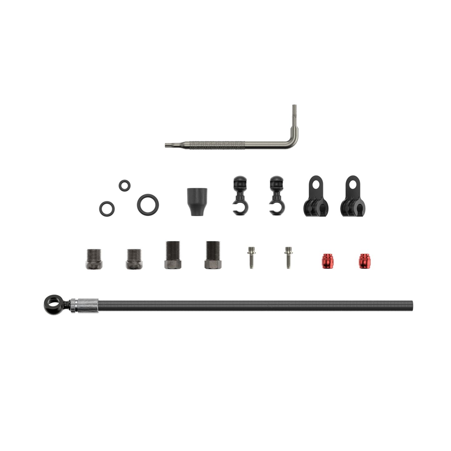 SRAM SPARE - DISC BRAKE HYDRAULIC HOSE KIT - (INC. BANJO, FITTINGS) - LEVEL ULT, LEVEL TLM (A1), CODE R/RSC (B1),RED ETAP HRD,S900 MONOBLOCK, MAVEN