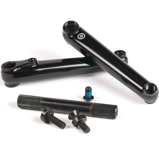 Saltplus Metron 48 Crank and Mid Bottom Bracket - Black