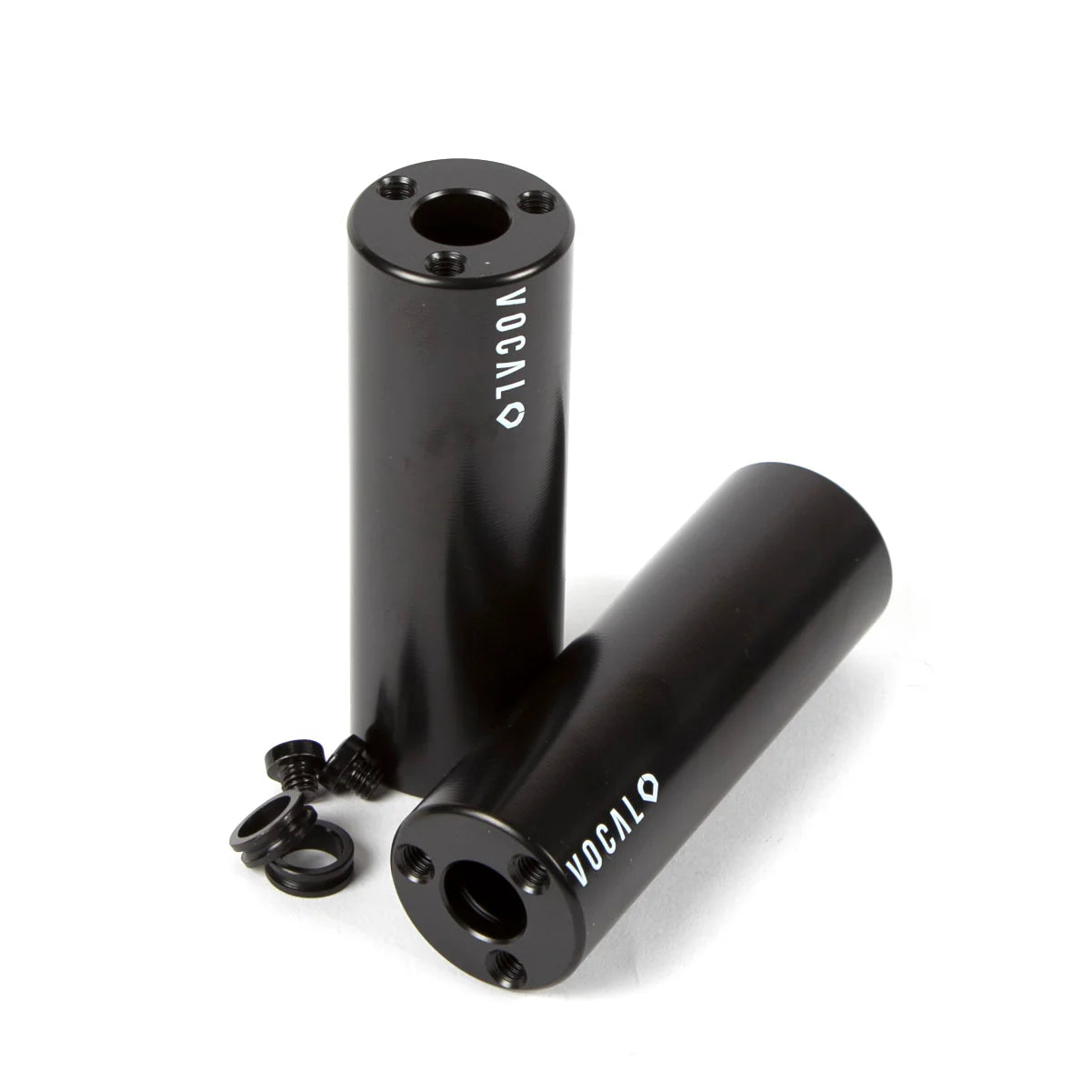 Vocal Steel Pegs - Black (Pair)