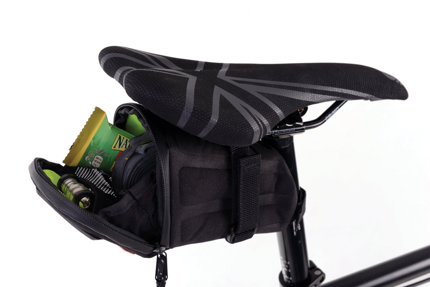 Passport Frequent Flyer Seat Saddle Pack - Black