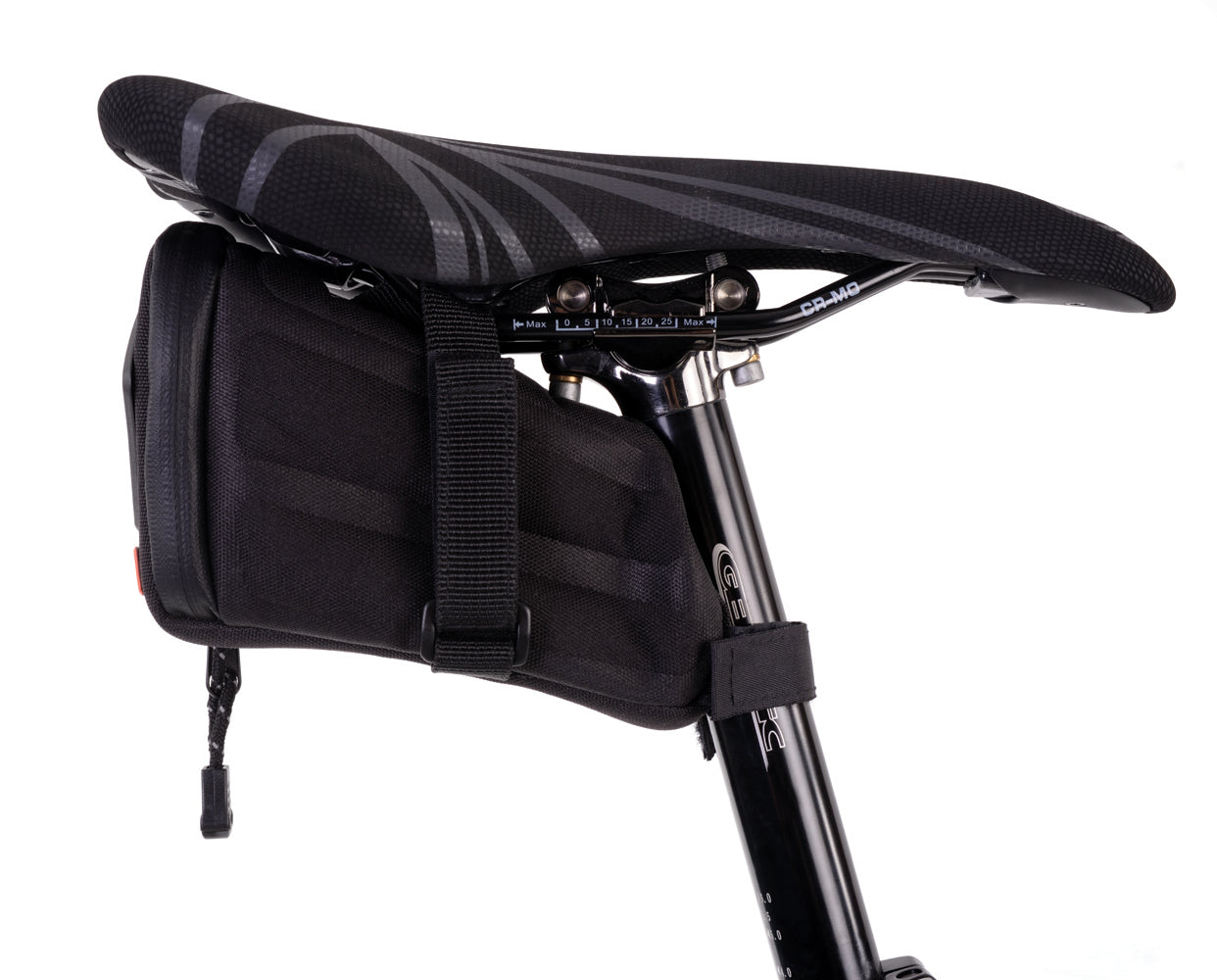 Passport Frequent Flyer Seat Saddle Pack - Black