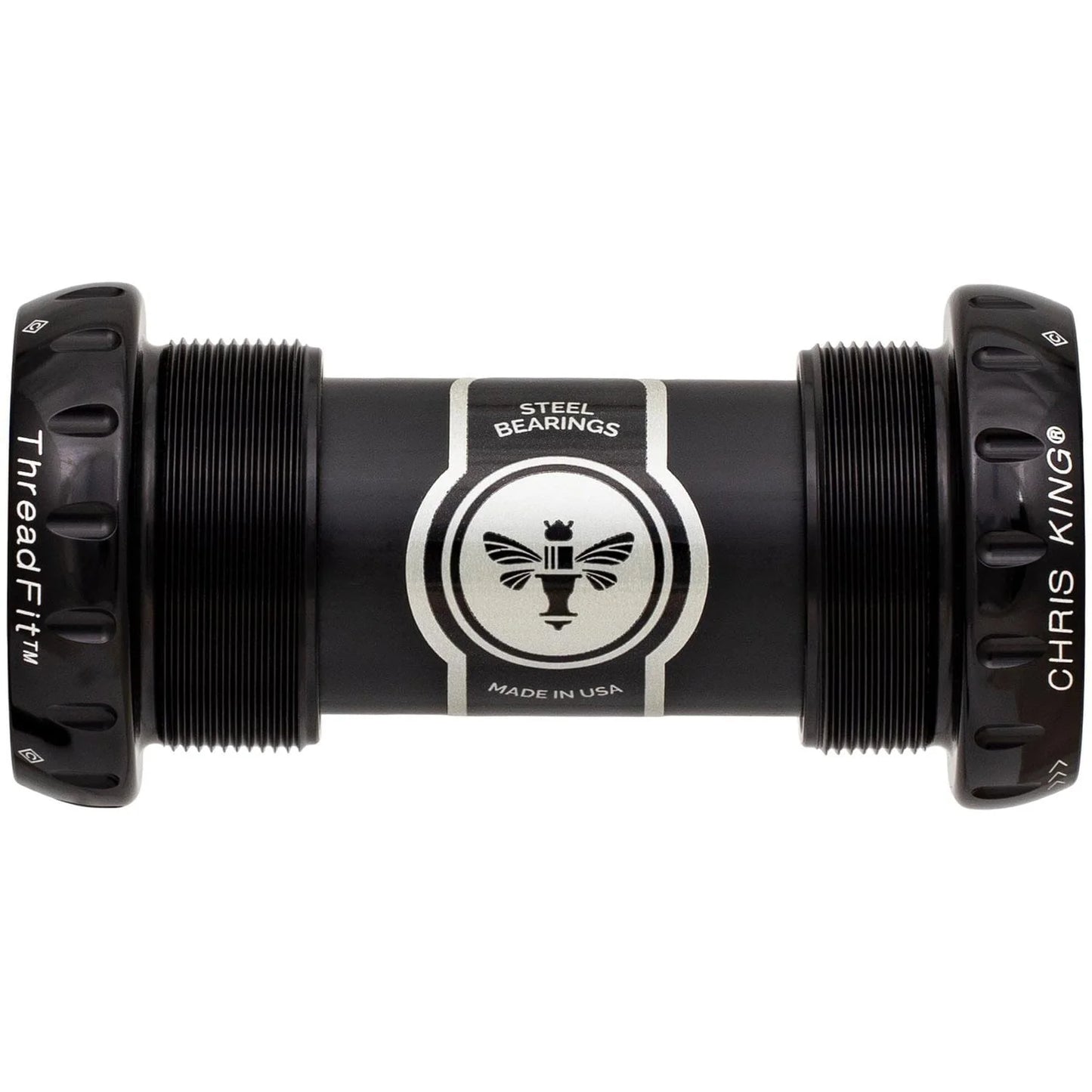 Chris King ThreadFit 24 Bottom Bracket - Matte Black