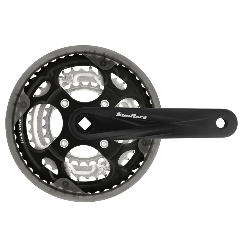 Sunrace FCM300 Triple Crankset 28/38/48T 170mm