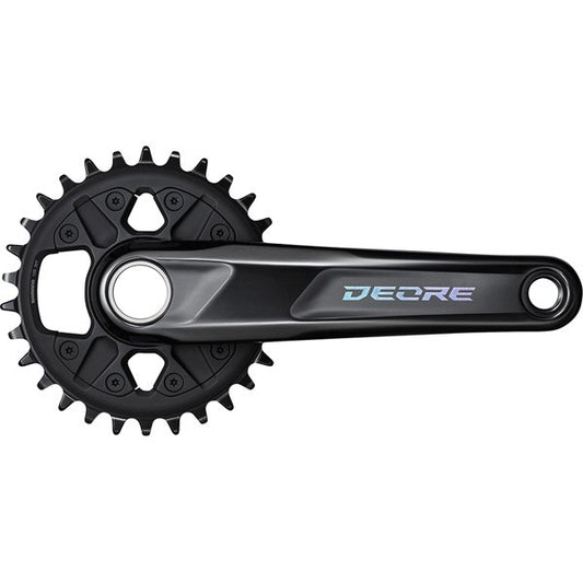 Shimano FC-M6120 Deore chainset, 12-speed, 55 mm chainline, 30T, 165 mm