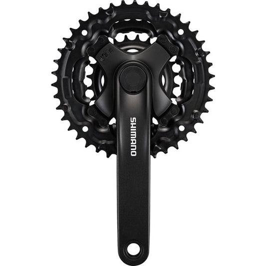 Shimano FC-TY301 chainset 42 / 34 / 24, 6/7/8-speed, 150 mm, with chainguard, black