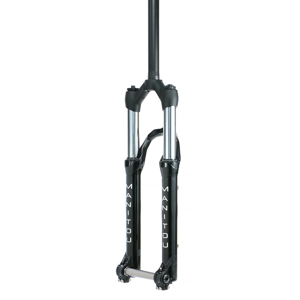 Manitou Circus Comp 26" Suspension Forks - Black / 100mm / Straight
