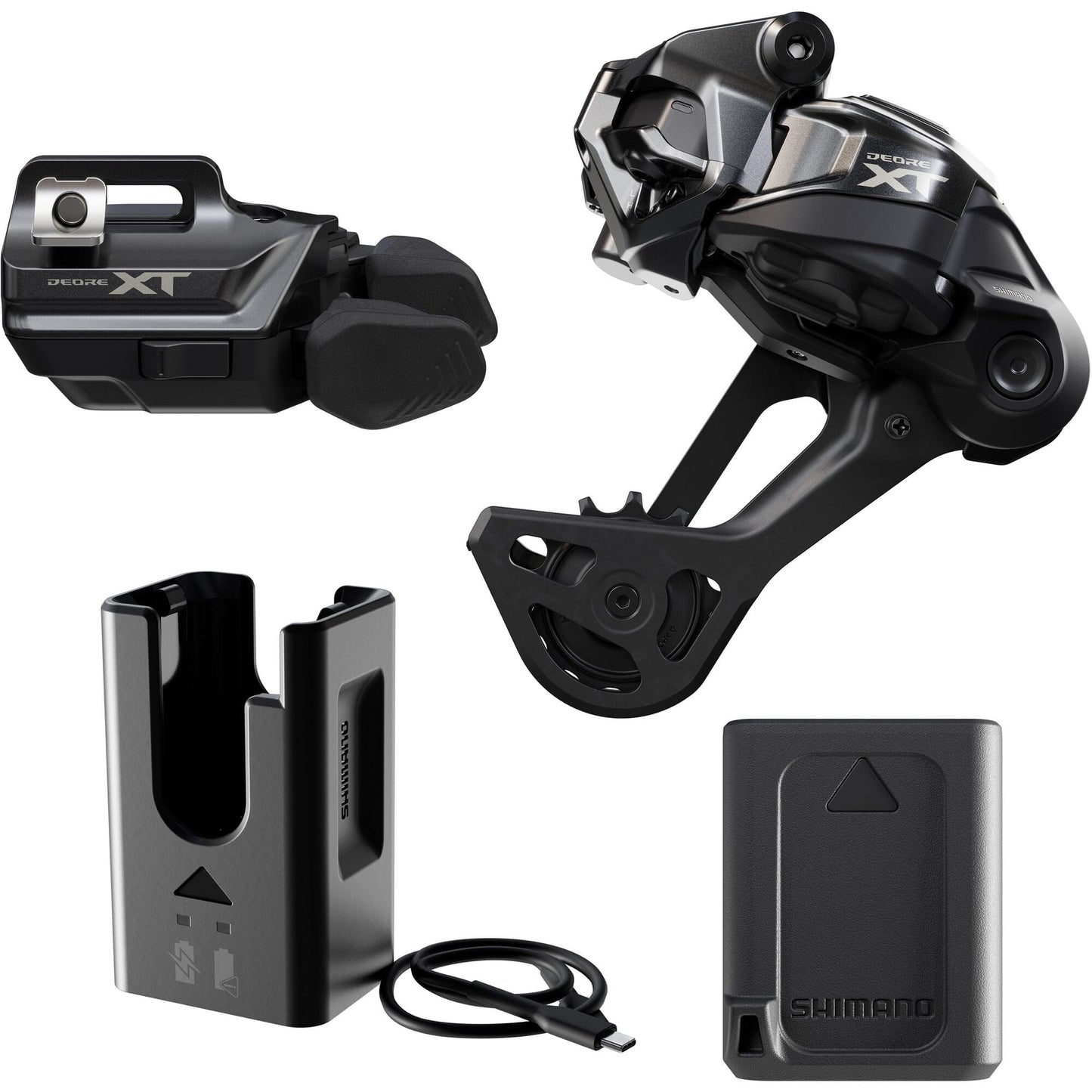 Shimano XT M8250 Di2 upgrade, SW-M8250 I-Spec EV, BT-DN320, EC-DN100, SM-CN910, SGS mech