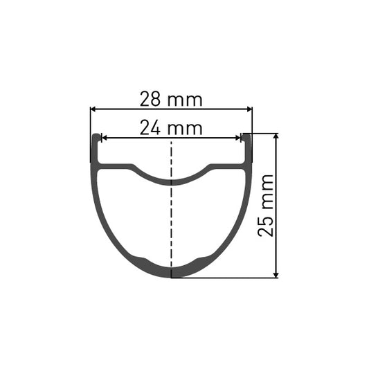 DT Swiss GR 531 DB SBWT 32 hole Presta-drilled disc brake black - 29" / 700c