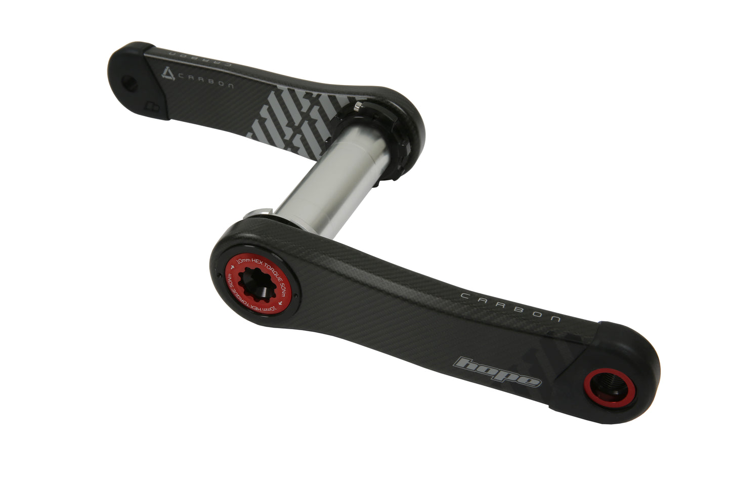 Hope Carbon Crankset 68/73mm - Red