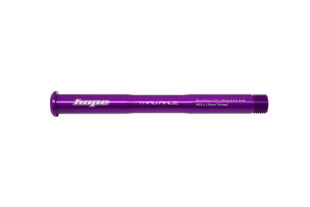 Hope Thru Axle - Front - Rockshox - Purple