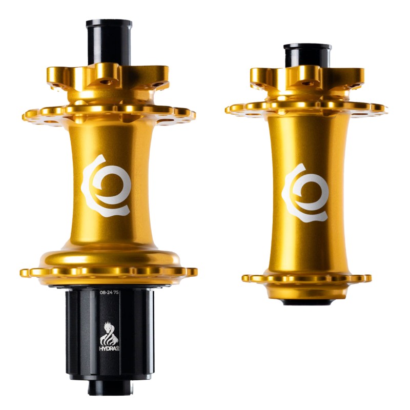 Industry Nineハブ × ゴールドアルミスポーク 26 Industry Nine Hydra 2 32h 6 Bolt Hubset - Gold – Slam69