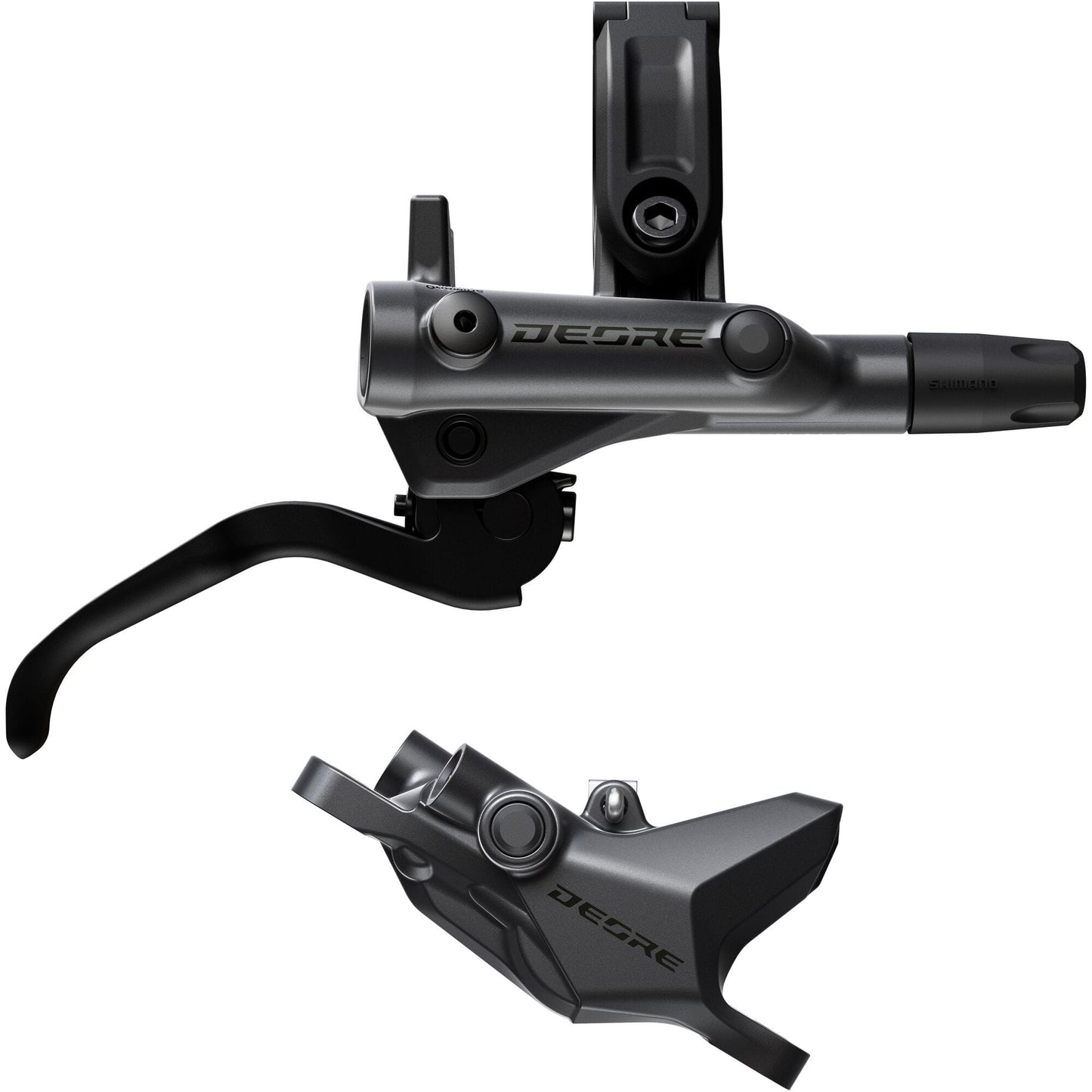 Shimano BR-M6200 Deore rear 2 pot bled brake lever/post mount calliper, 1700 mm hose