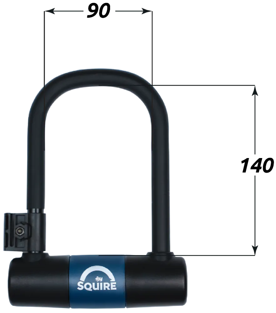 Squire Matterhorn Compact 10c D-Lock and Cable Kit Bike Lock - Security Rating 10