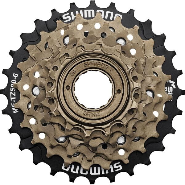 Shimano Tourney MF-TZ500 6-speed multiple freewheel, 14-28 tooth
