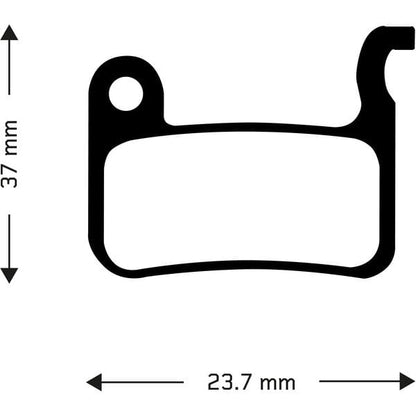 Aztec (PBA0027) Organic disc brake pads for Shimano M965 XTR / M966 callipers