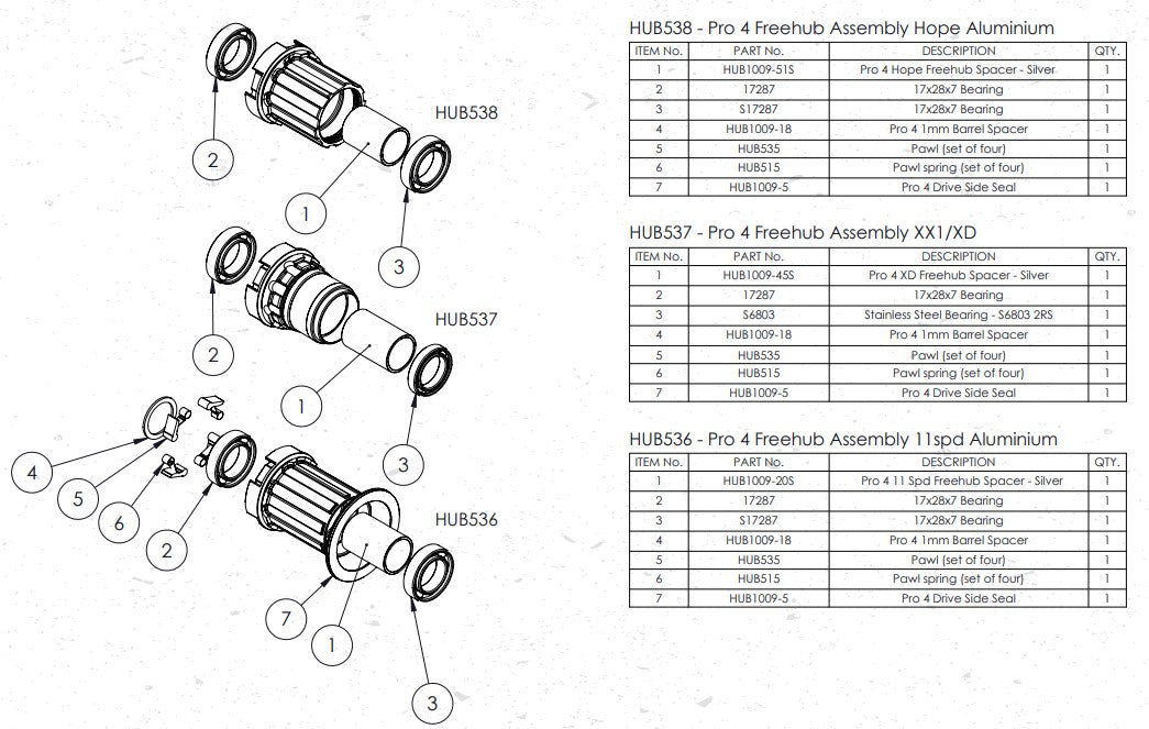 Hope Pro 4 Shimano HG 11 Speed Freehub Body - Steel (HUB540)