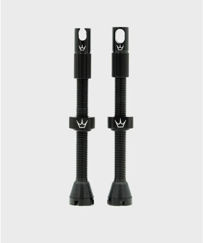Peatys x Chris King MK2 Tubeless Valves - 60mm - Black