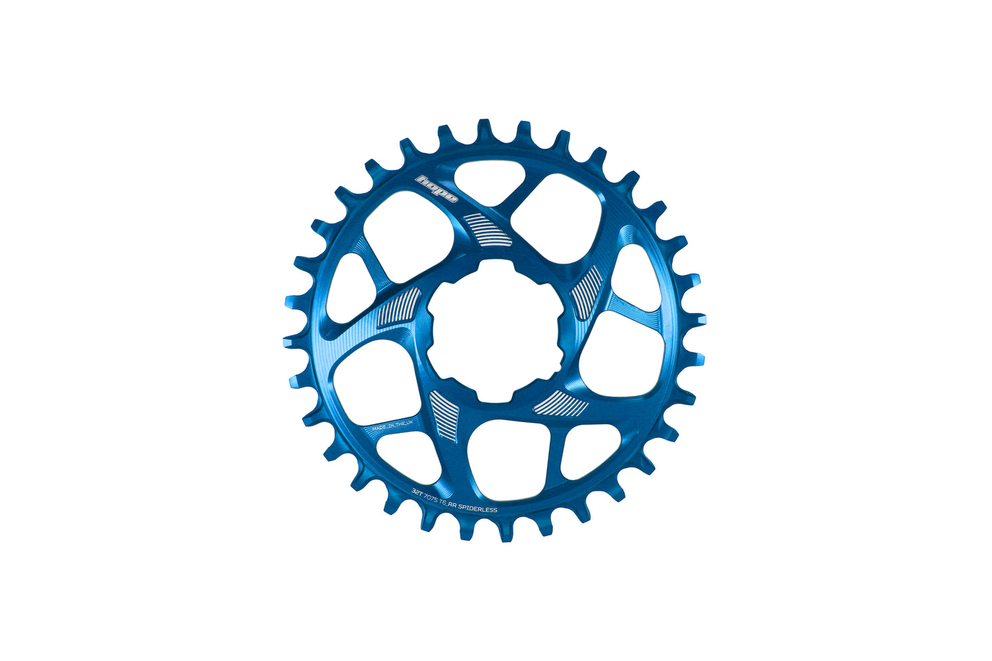 Hope R22 Spiderless Chainring Std - Blue