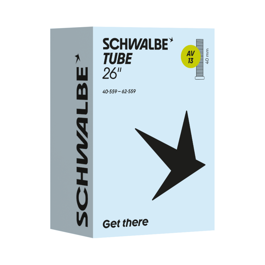 SCHWALBE TUBE AV13 (26") for 1.50-2.50'' (40mm Schrader Valve)