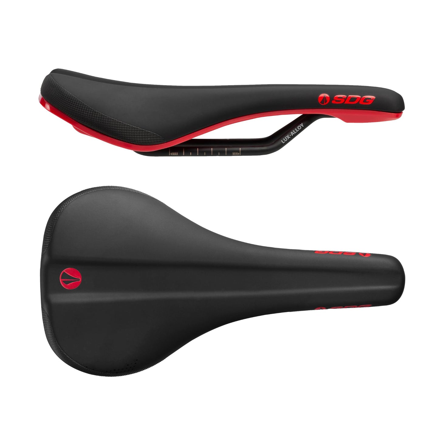 SDG Bel Air V3 Lux-Alloy Saddle Black / Red