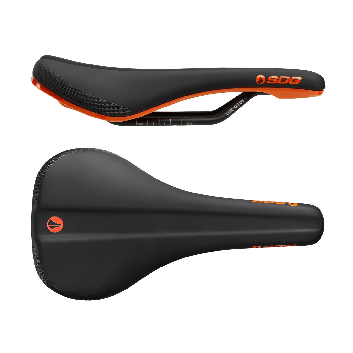 SDG Bel Air V3 Lux-Alloy Saddle Black / Orange