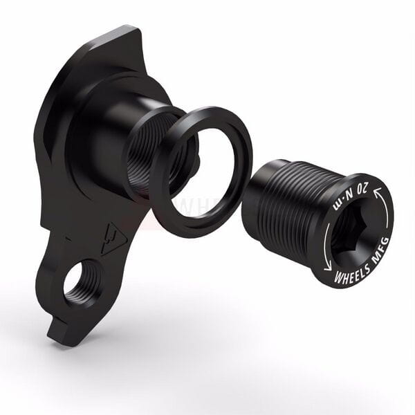 WMF Replaceable Derailleur Hanger / Dropout 404-02 - Black Bolt