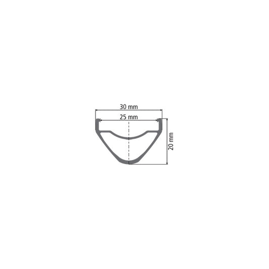 DT Swiss XM 421 SBWT disc-specific 32 hole Presta-drilled black - 29"