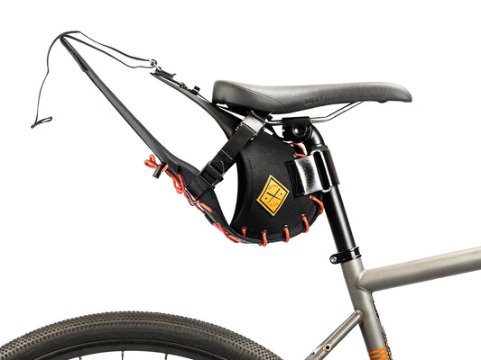 RESTRAP CARRY SADDLE BAG & DRY BAG (8L) - BLACK/ORANGE