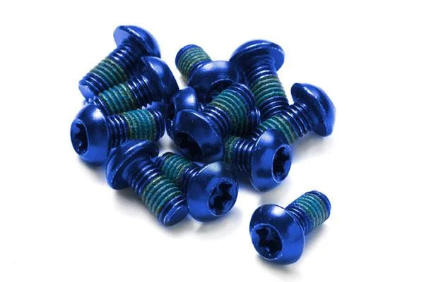 REVERSE Disc Rotor Bolt Set - 12 pcs - BLUE