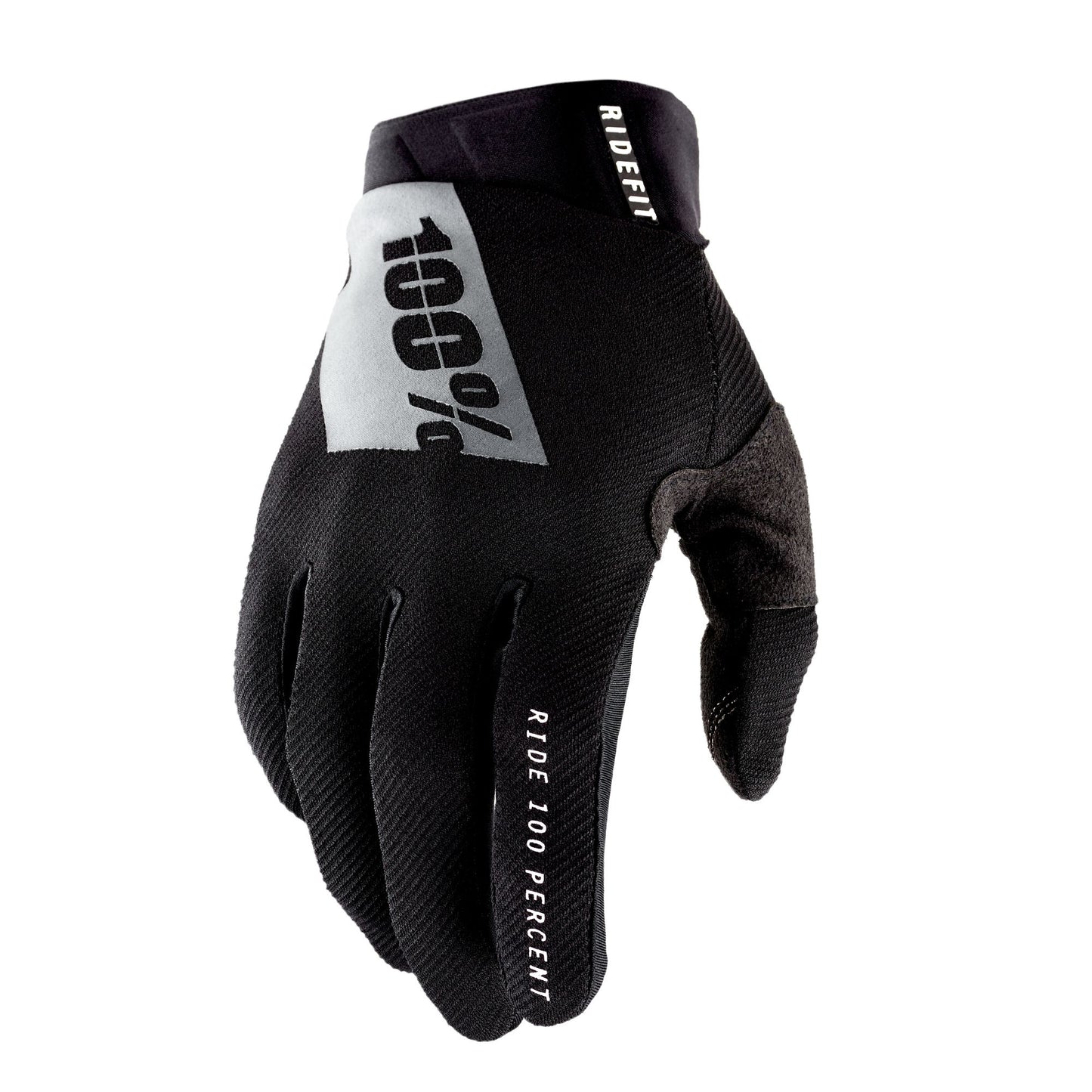 100% Ridefit Gloves - Black