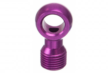 Hope 90 Deg Conn suit 5mm and S.S Hose - Purple - Brake Spares