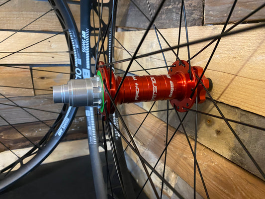 (Slam69Built) DT BR710 / Hope Pro 4 - Fatbike Custom Built Wheelset (Red Hubs)
