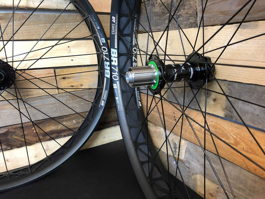 (Slam69Built) DT BR710 / Hope Pro 4 - Fatbike Custom Built Wheelset (Black Hubs)