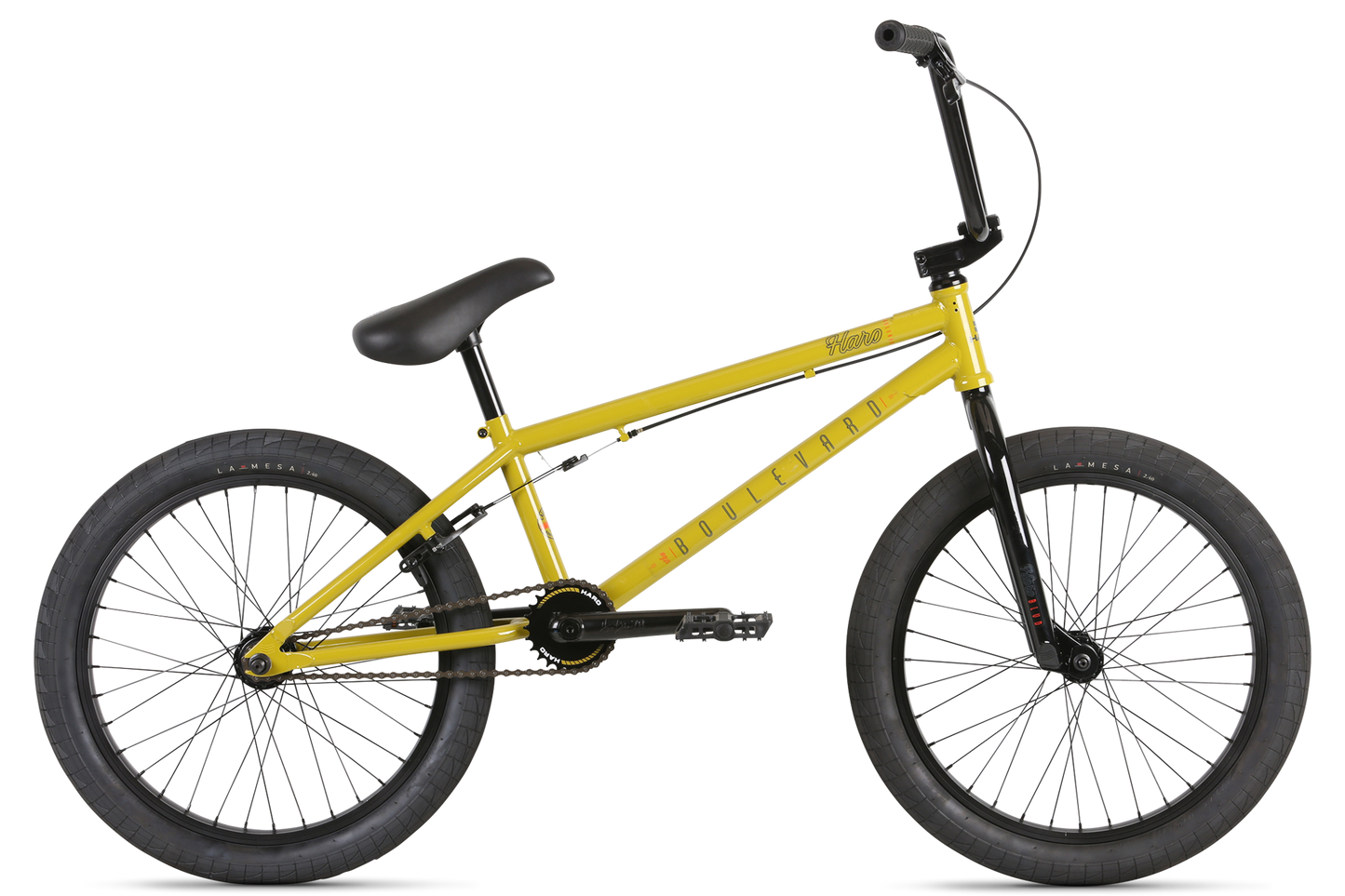 HARO BIKES BOULEVARD 20" COMPLETE BMX BIKE - Honey Mustard