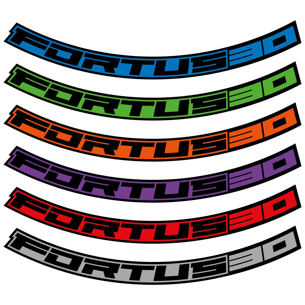 Hope Fortus 30 Decal Kits - 26 inch, 27.5 inch and 29 inch