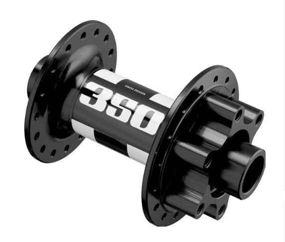 DT Swiss 350 front disc 6-bolt hub 32 hole 100 / 15 mm black