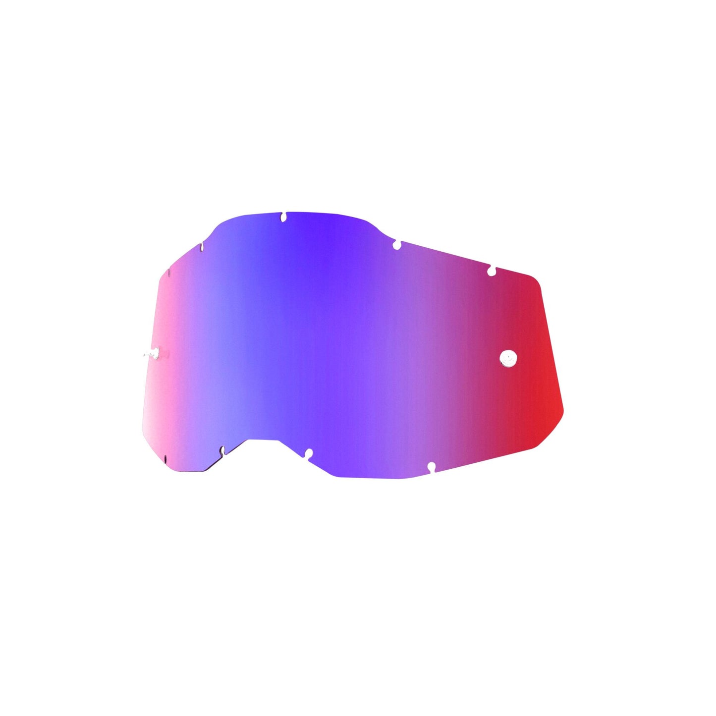 100% Racecraft 2 / Accuri 2 / Strata 2 Replacement Lens - Red/Blue Mirror