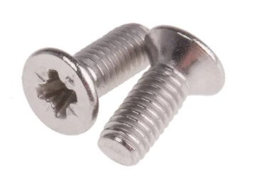 RS PRO, M3 Countersunk Head, 8mm Stainless Steel Pozidriv A4 316 (EACH)